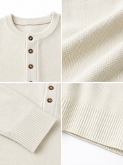 Maglia serafino panna AD25944/2