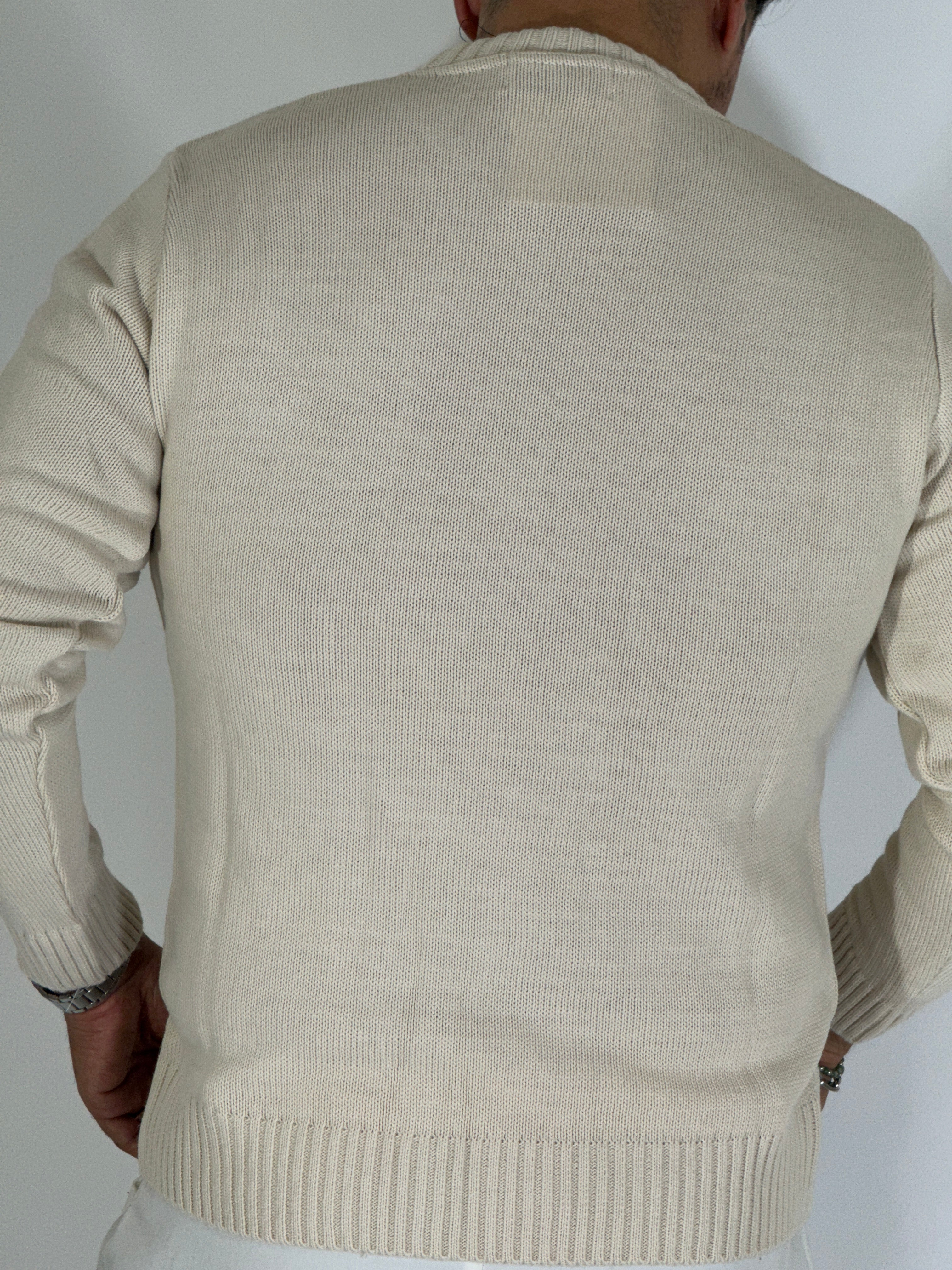 Girocollo basic beige AD25161