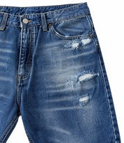 2N2T Jeans carrot fit intermedio con abrasioni