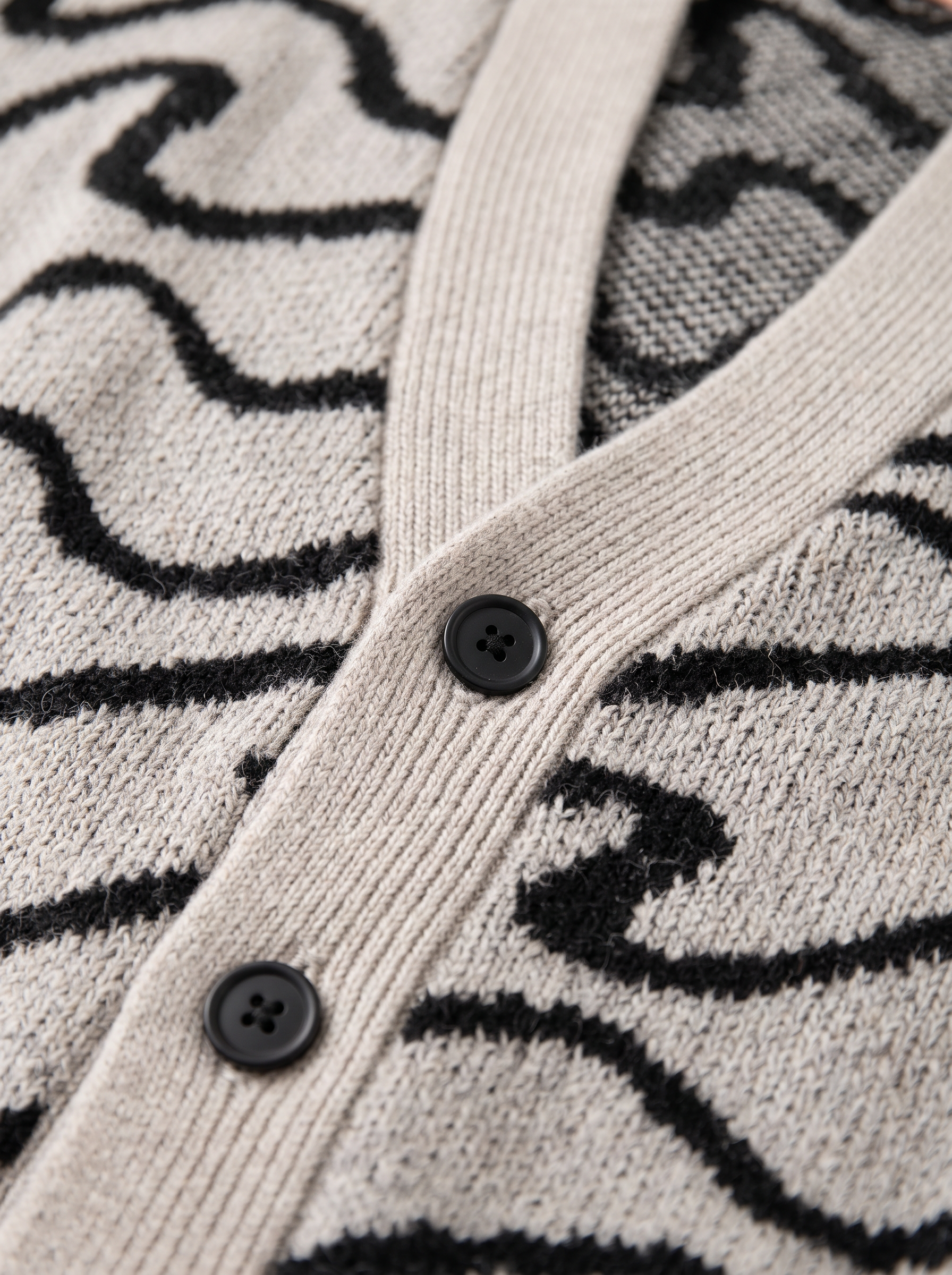COSTIERA cardigan grigio-antra jacquard