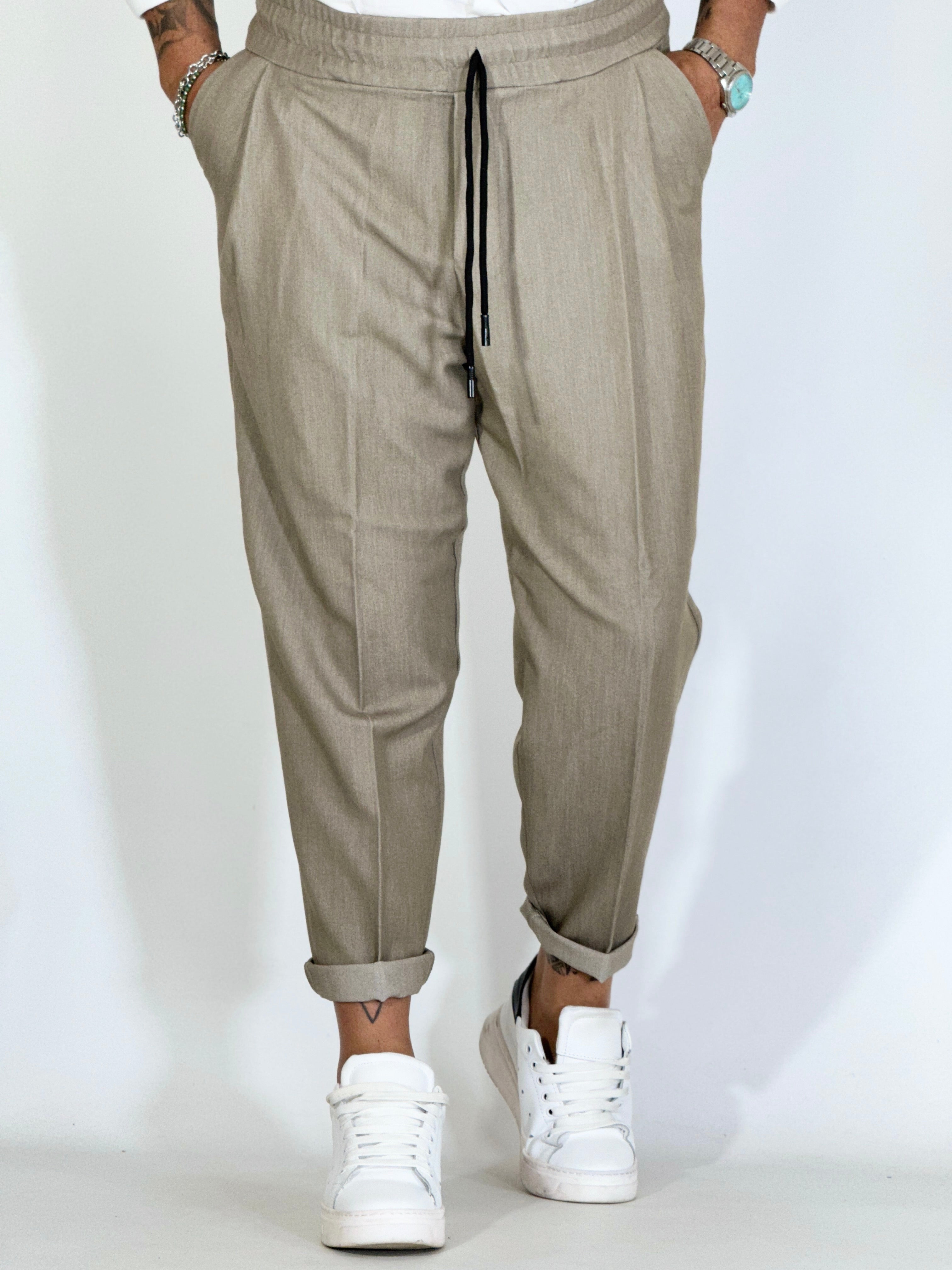 Havana · Pantalaccio japan con pinces beige