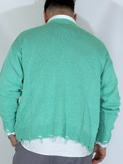 Cardigan verde acqua TBS2603