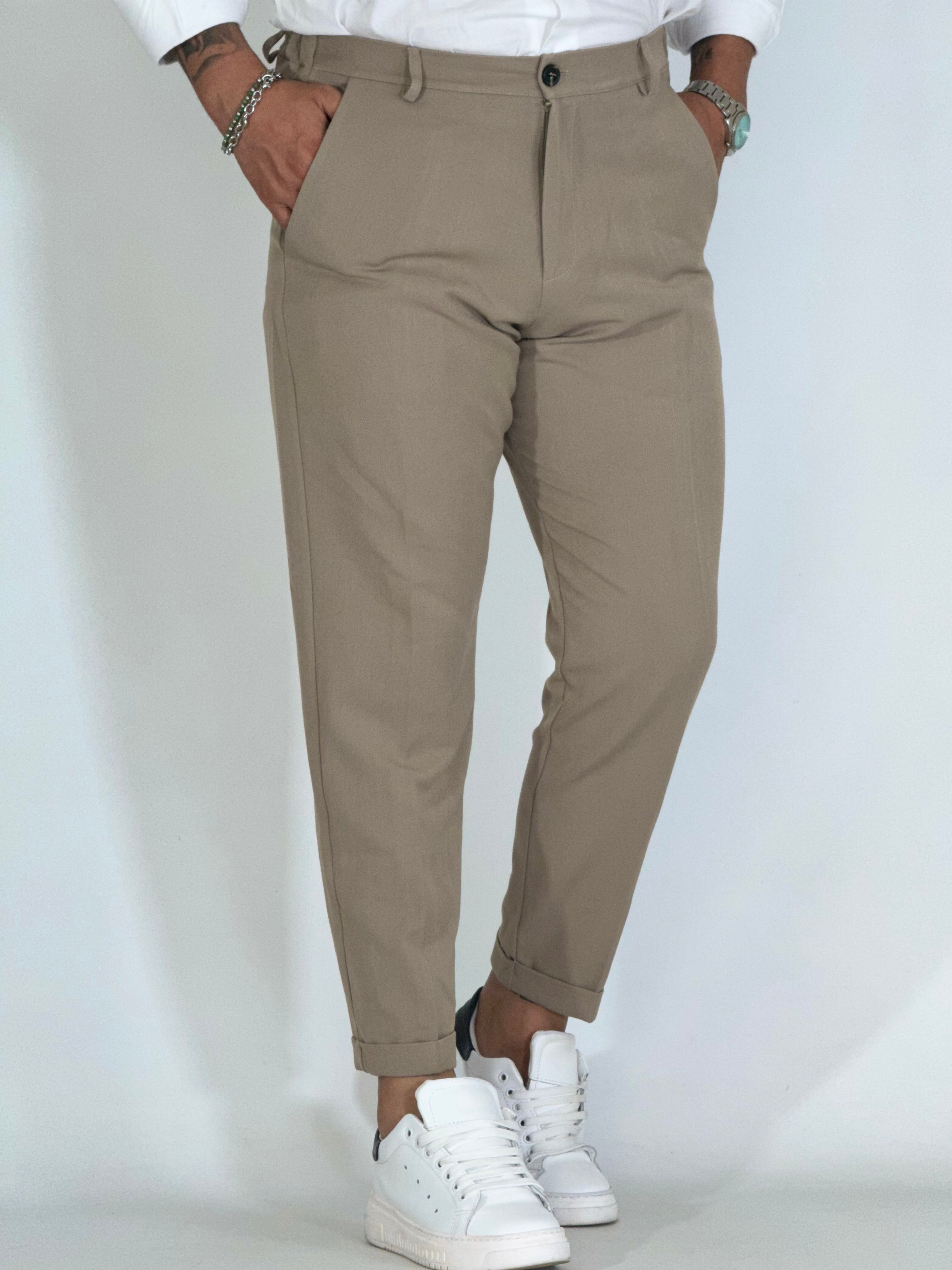 Pantalone elegante beige UM486