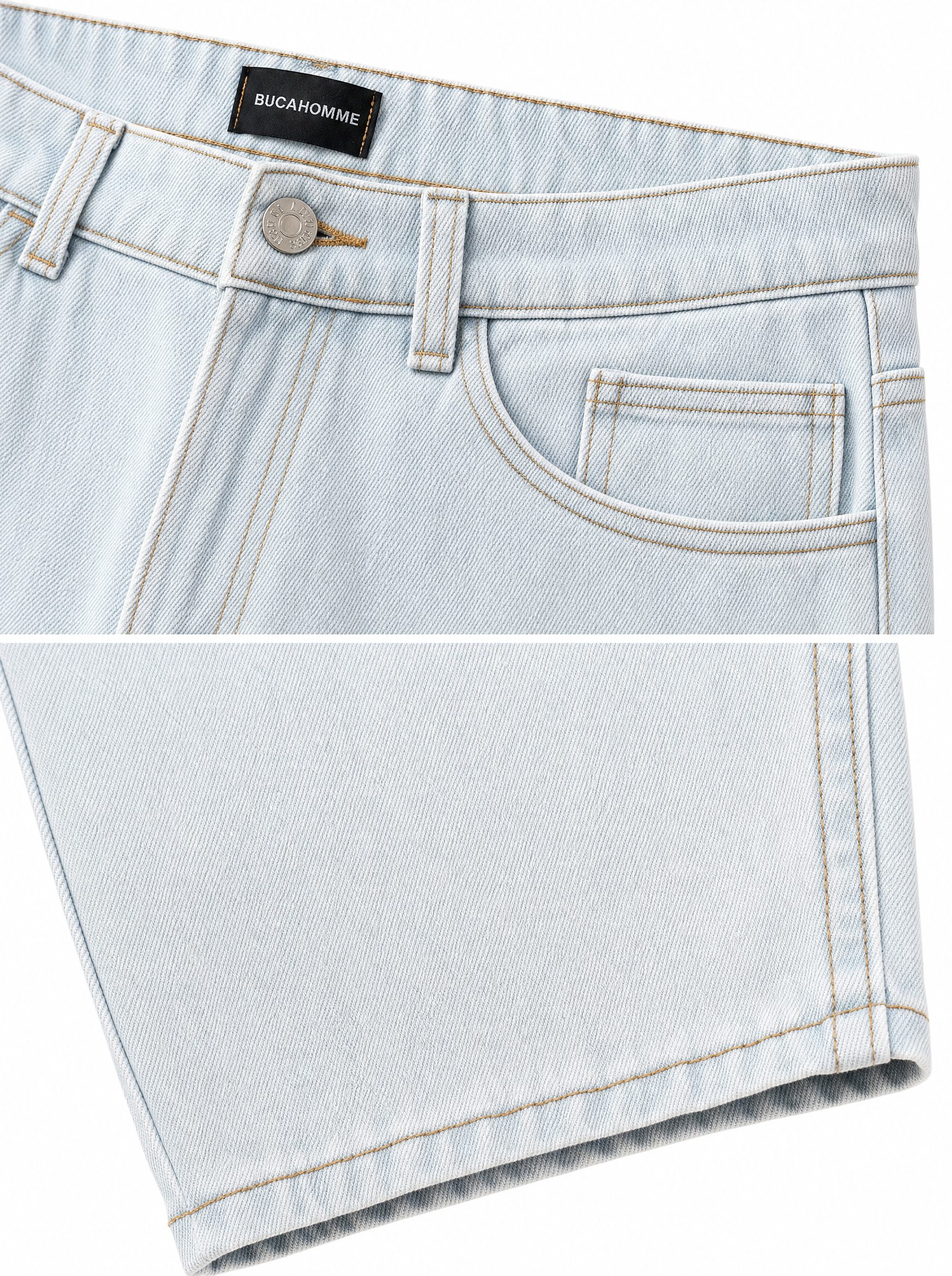 Jeans carrot fit chiaro pulito MRC10