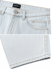 Jeans carrot fit chiaro pulito MRC10