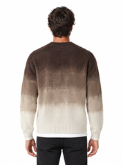 Maglia onde sfrangiata beige 4988