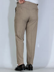 Pantalone con fibbie Migliaccio beige Spencer