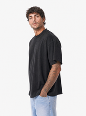 T-shirt oversize black L815000