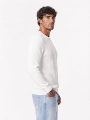 Maglia tramata bianca M897