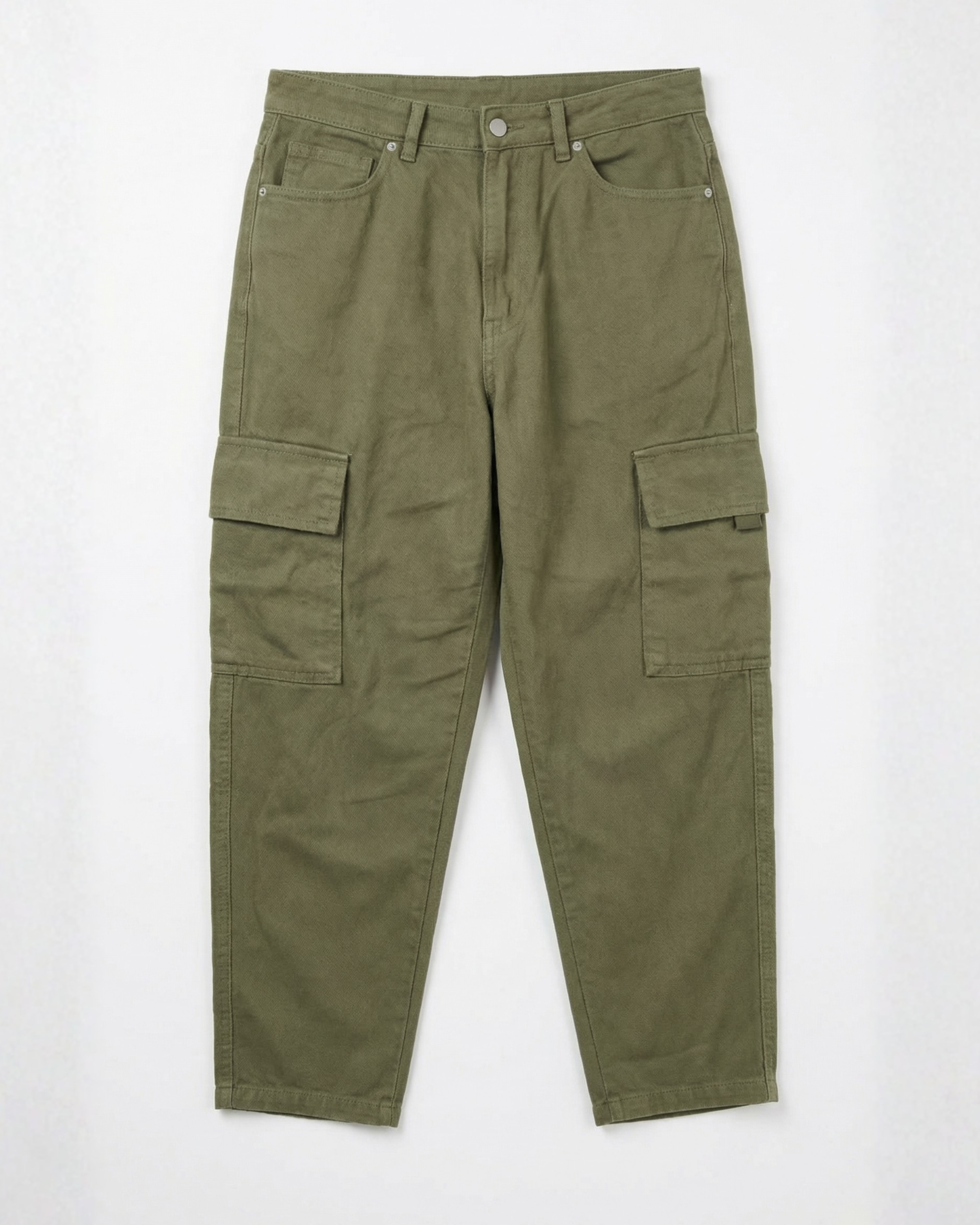 Pantalone loose fit cargo verde HARLEM