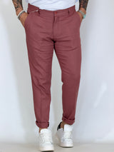Pantalone in lino argilla MAPPAMONDO
