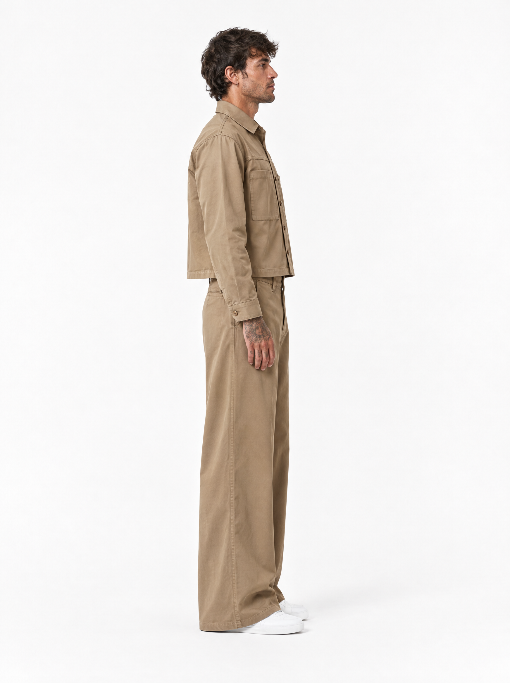 Completo cropped beige CAMPU3464