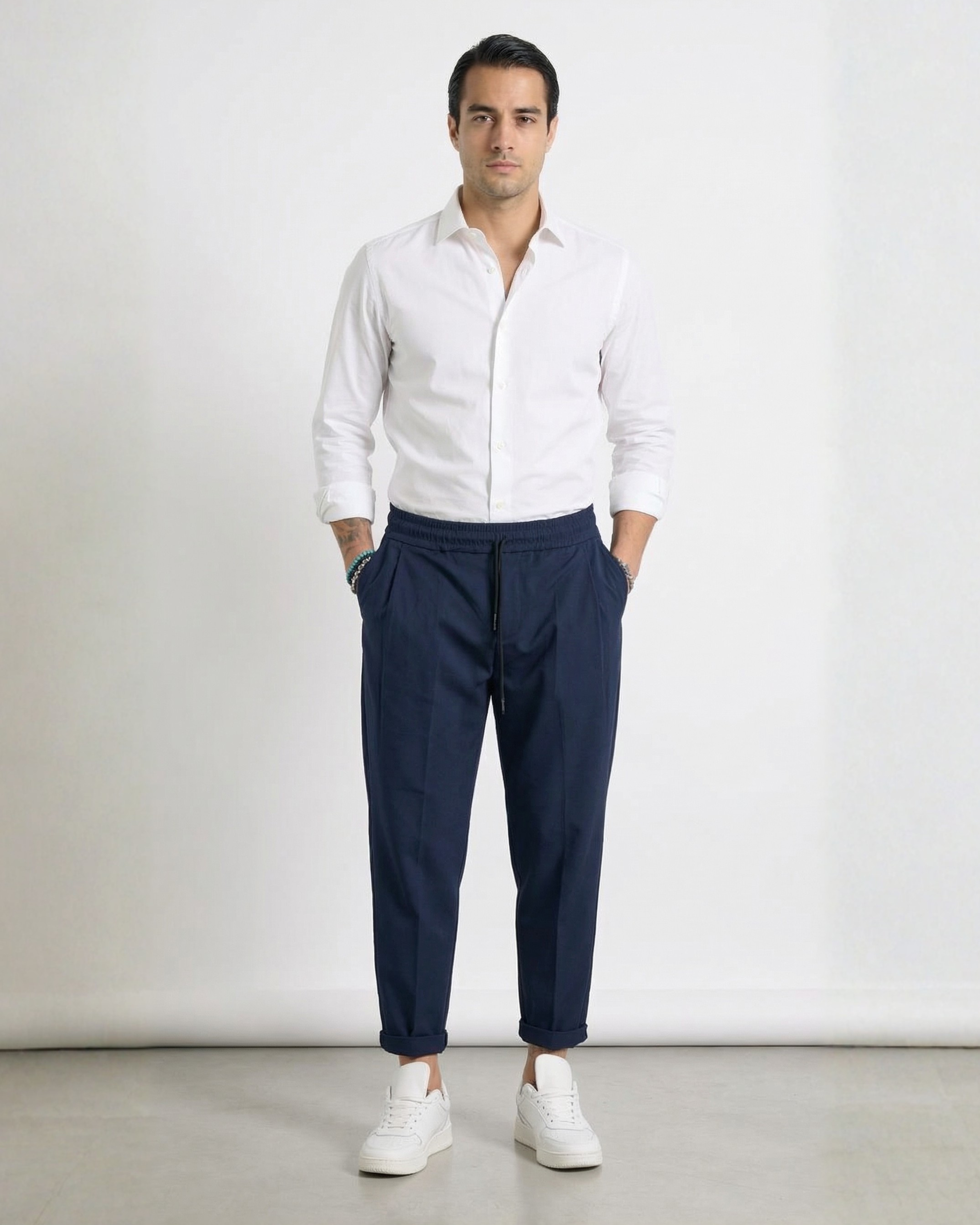 Havana · Pantalaccio japan con pinces blu