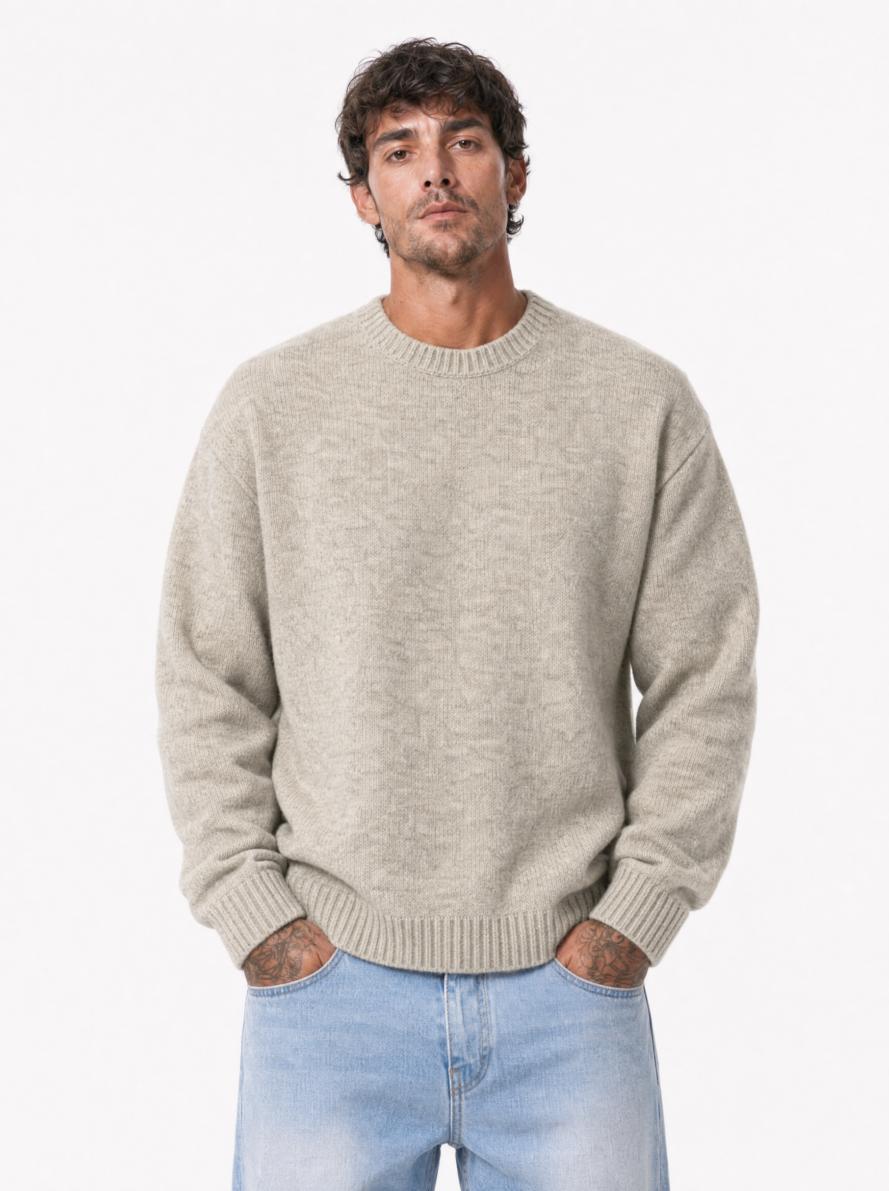 VESUVIO girocollo boxi beige