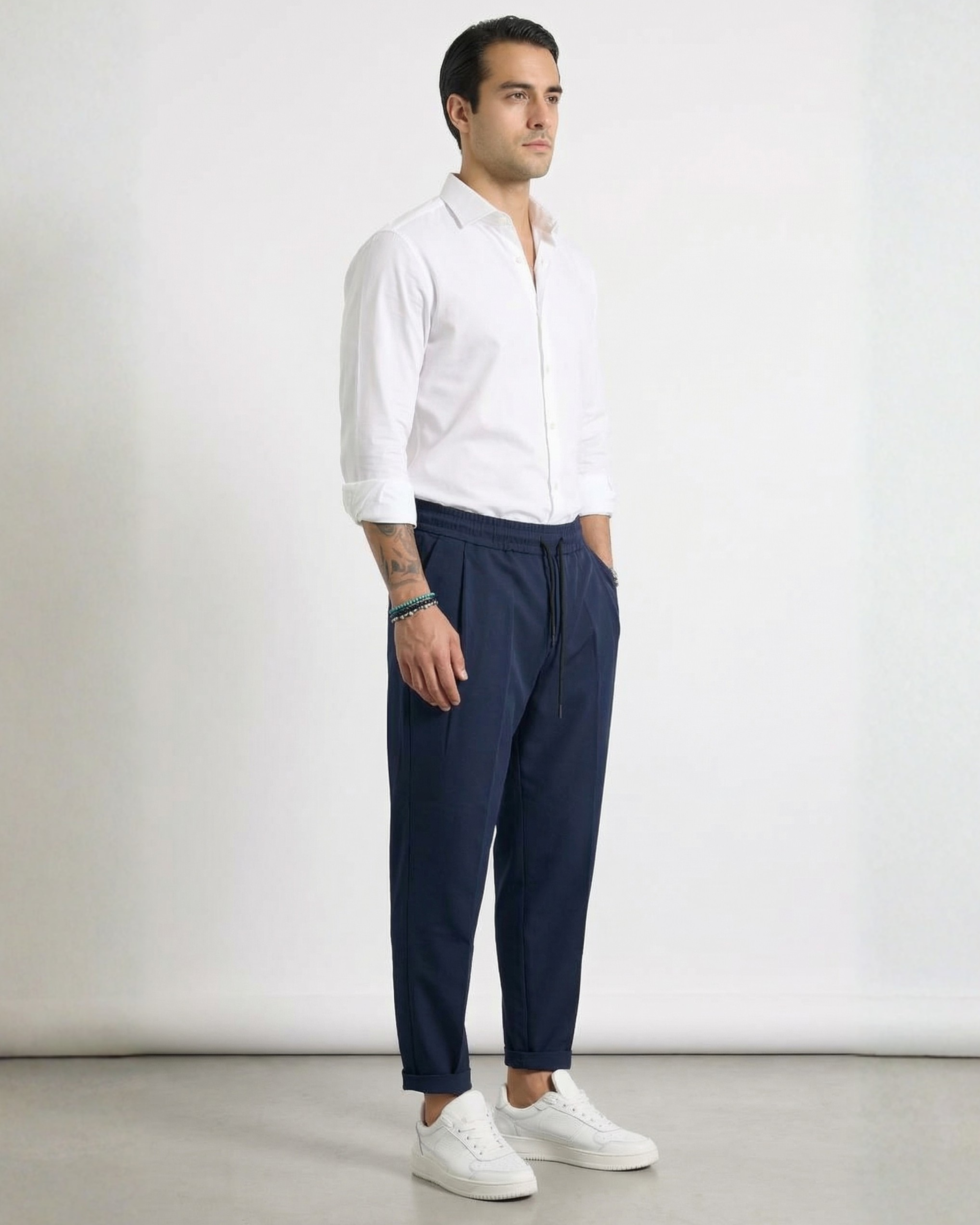 Havana · Pantalaccio japan con pinces blu