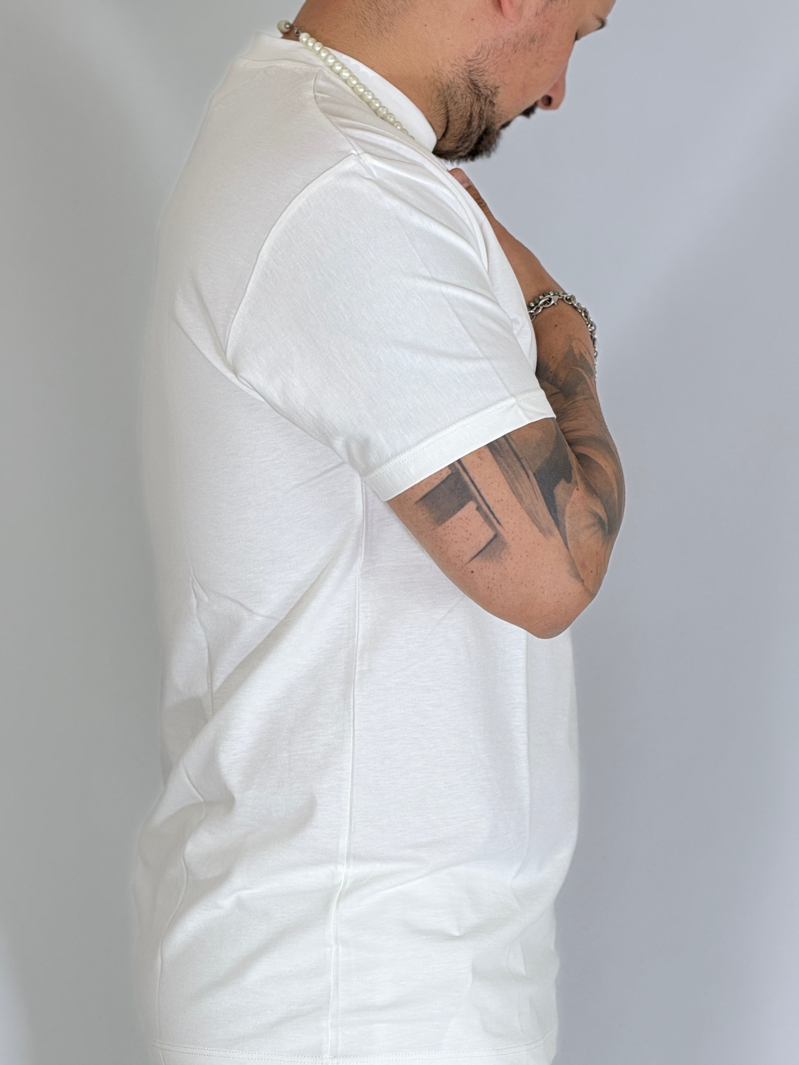 T-shirt con taschino panna SUCRE