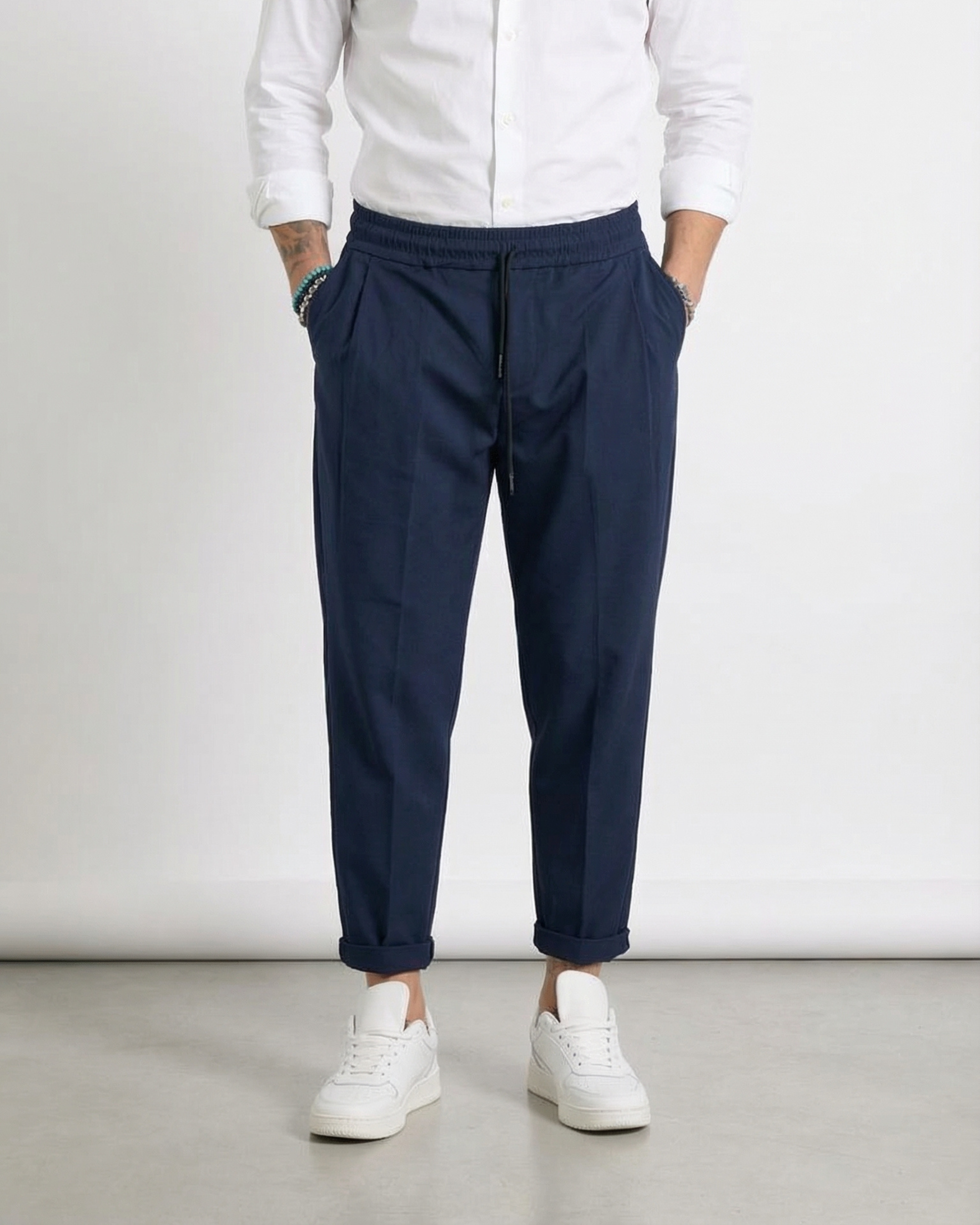 Havana · Pantalaccio japan con pinces blu