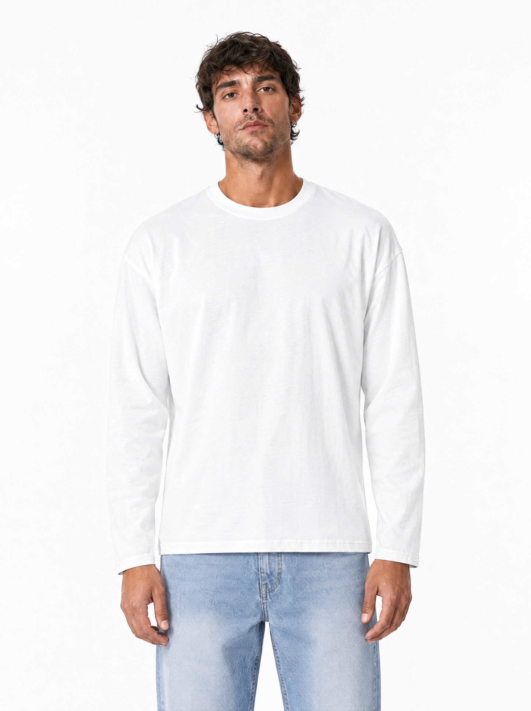 YAMAL Maglia long sleeve panna