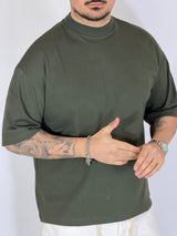 Louvre · t-shirt cropped militare