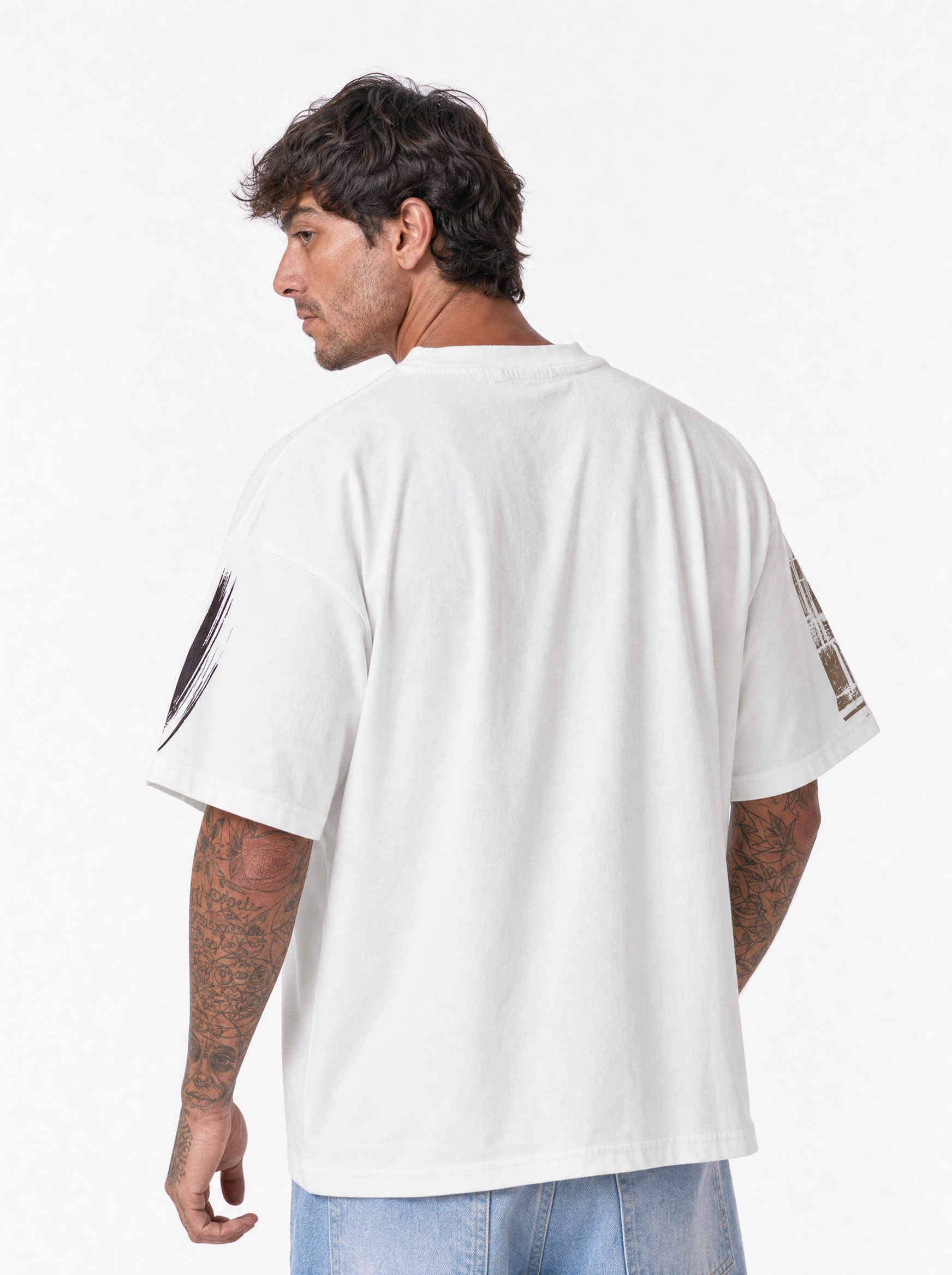 LA PALOMA T-shirt oversize con scritte bianca