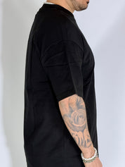 T-Shirt over basic black L814901