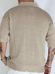 Polo traforata tortora BROOKLYN