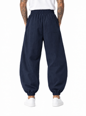 Pantalaccio con molla balloon fit blu DC19209