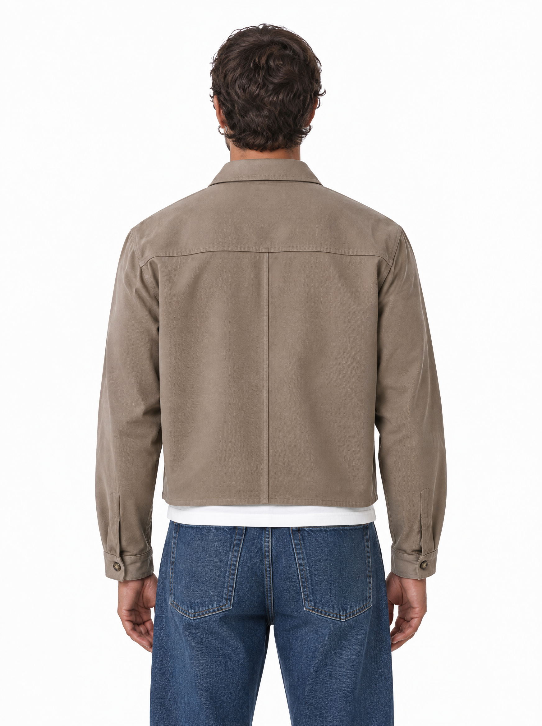 TAYLOR camicia cropped beige