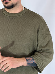 Aruba · girocollo cropped militare