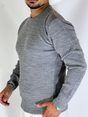 Maglia girocollo grigio MF13670