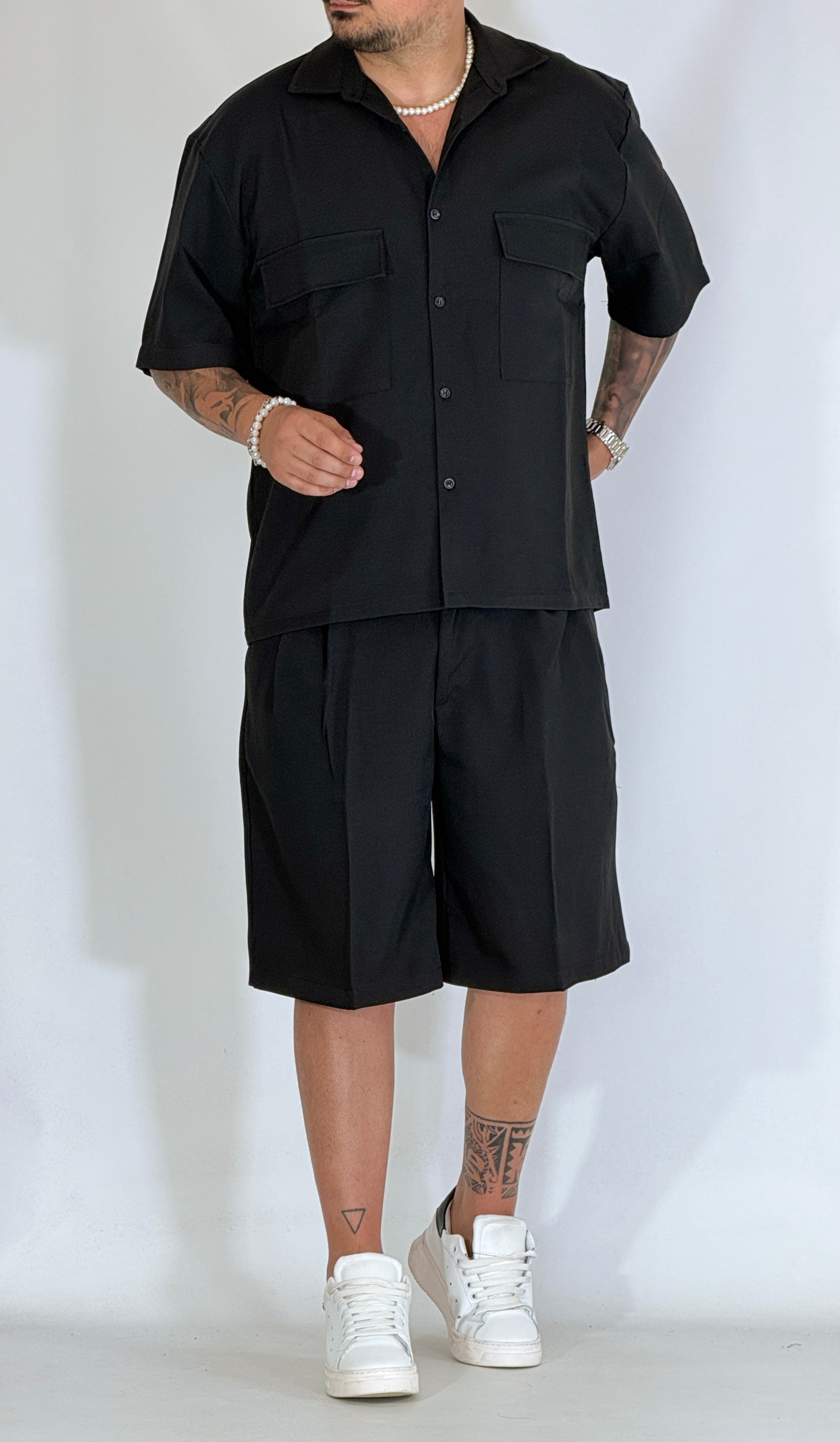 Fifth· Coordinato fiammato nero