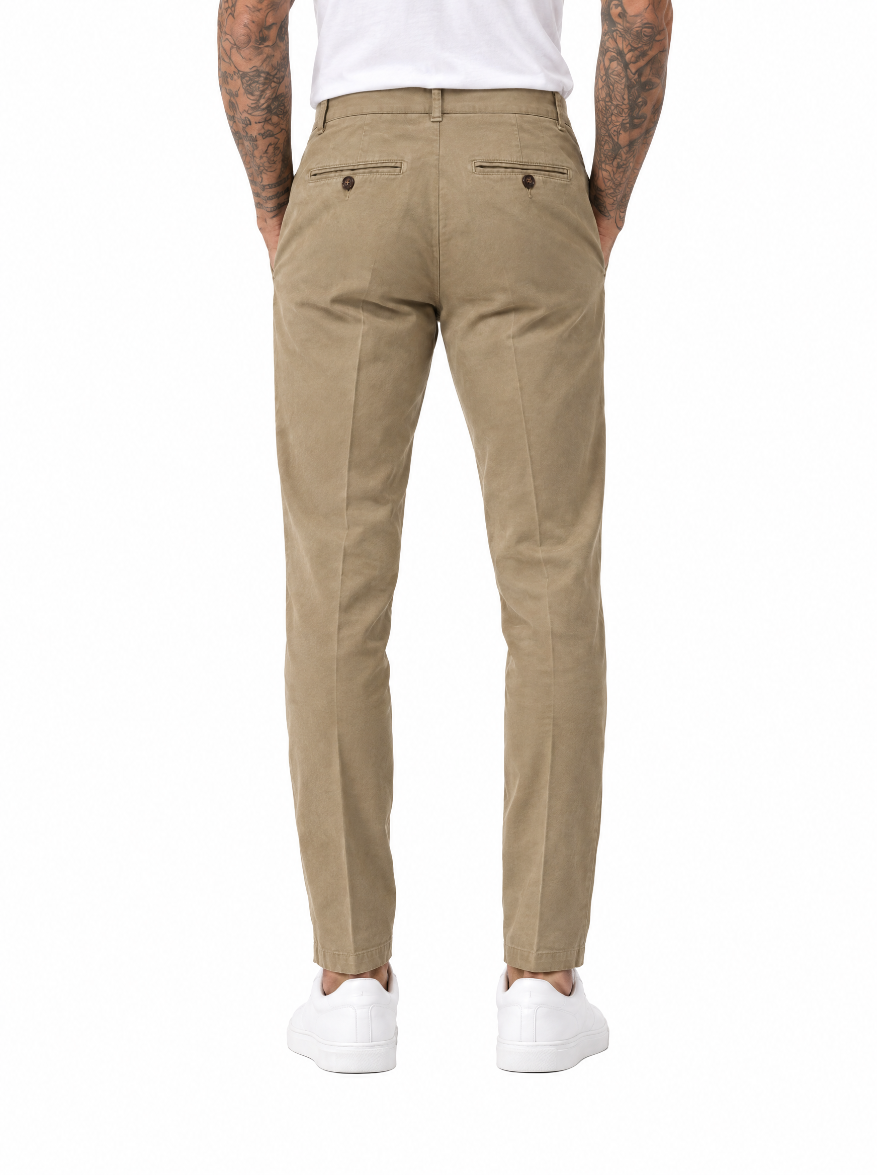 SIRIUS Pantalone slim fit beige
