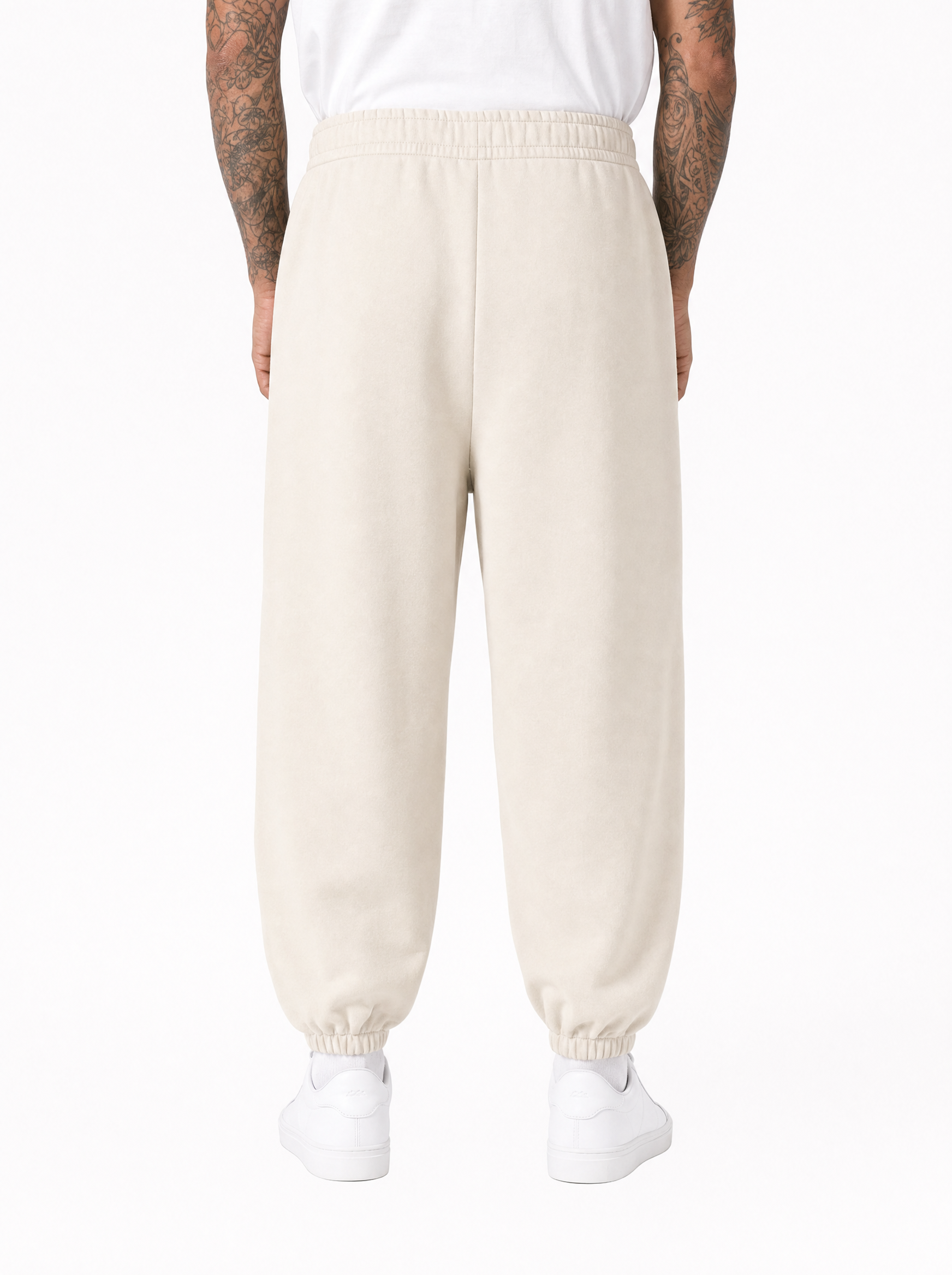 Pantalone tuta balloon fit beige DC186016
