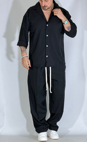Coordinato fondo ampio nero FMT6445