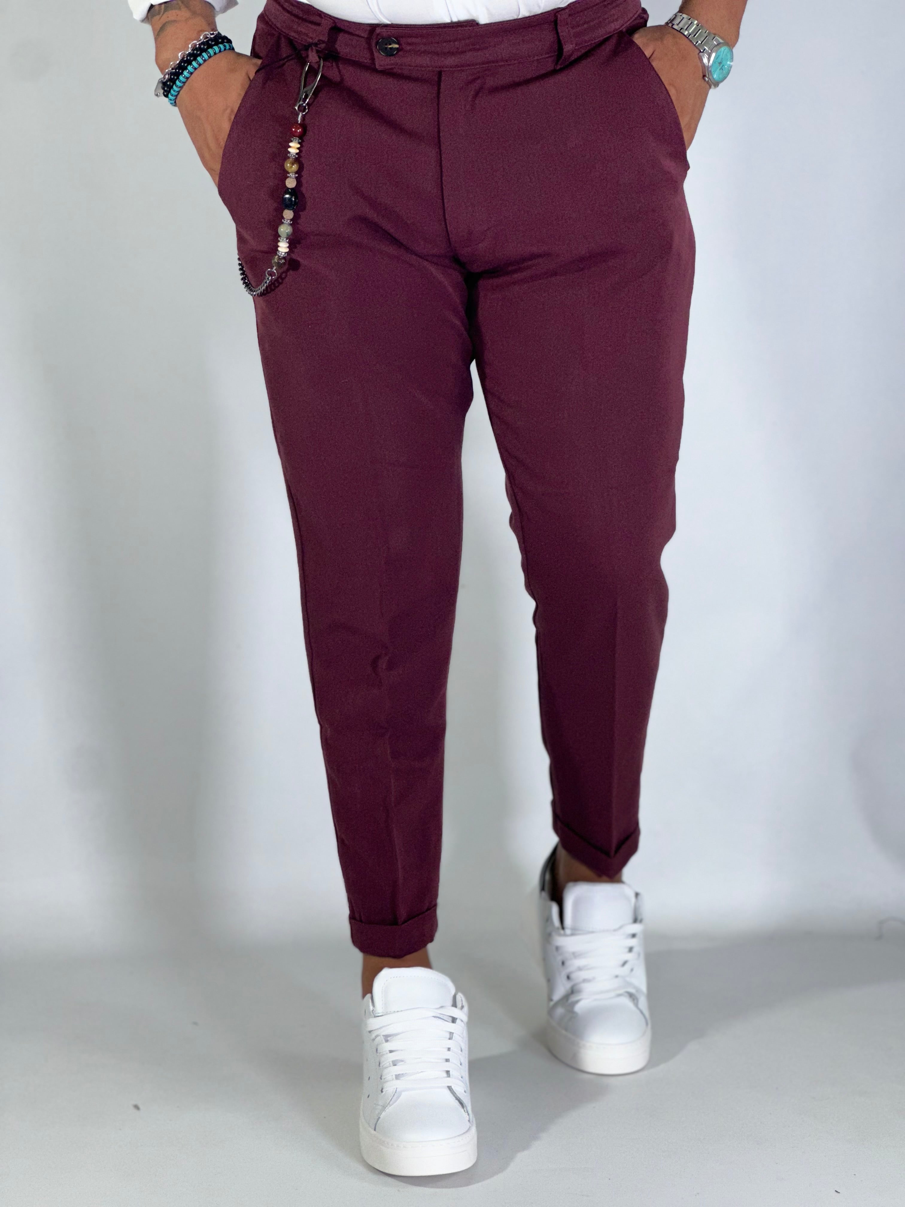 Pantalone bordeaux AG95