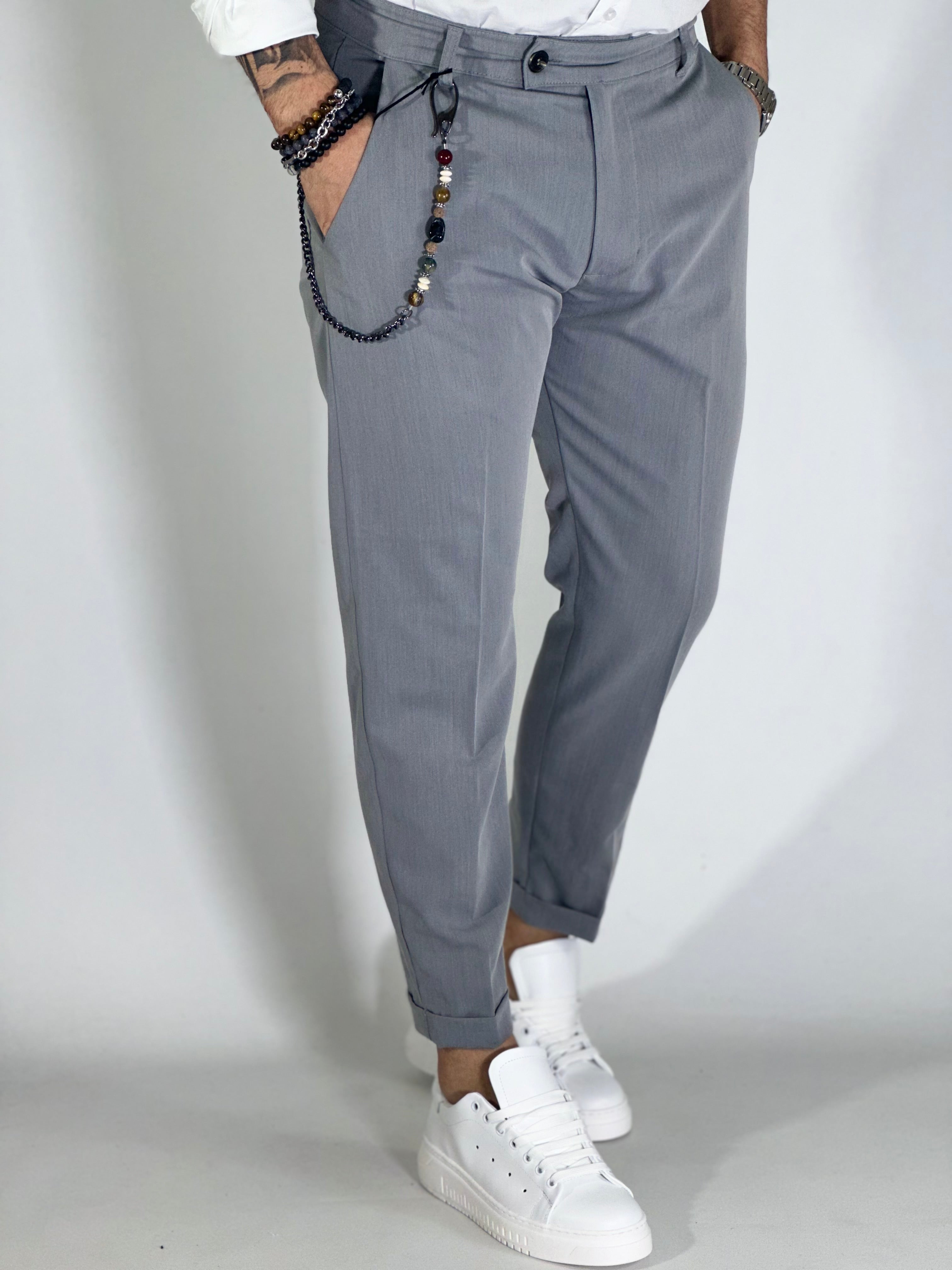 Pantalone elegant grigio AG95