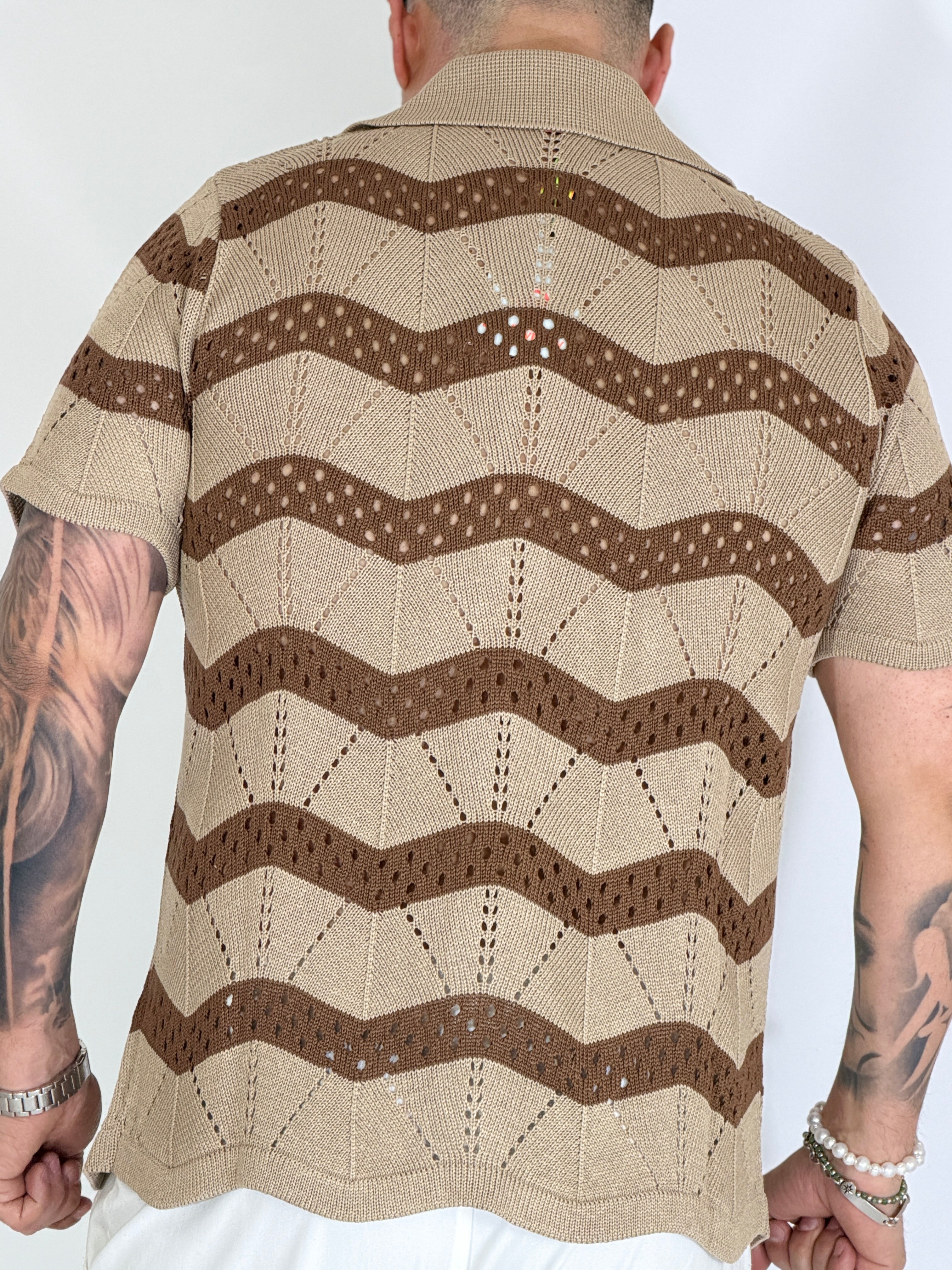 Etnia · Cardigan sabbia/camel