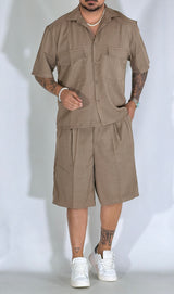 Fifth· Coordinato fiammato moro