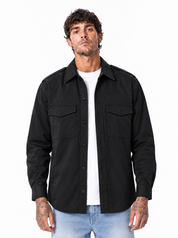 ATLANTIDE Camicia over nero