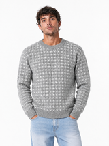 M571 maglia paricollo grigia