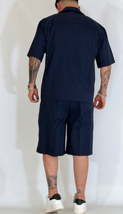 Fifth· Coordinato fiammato blu