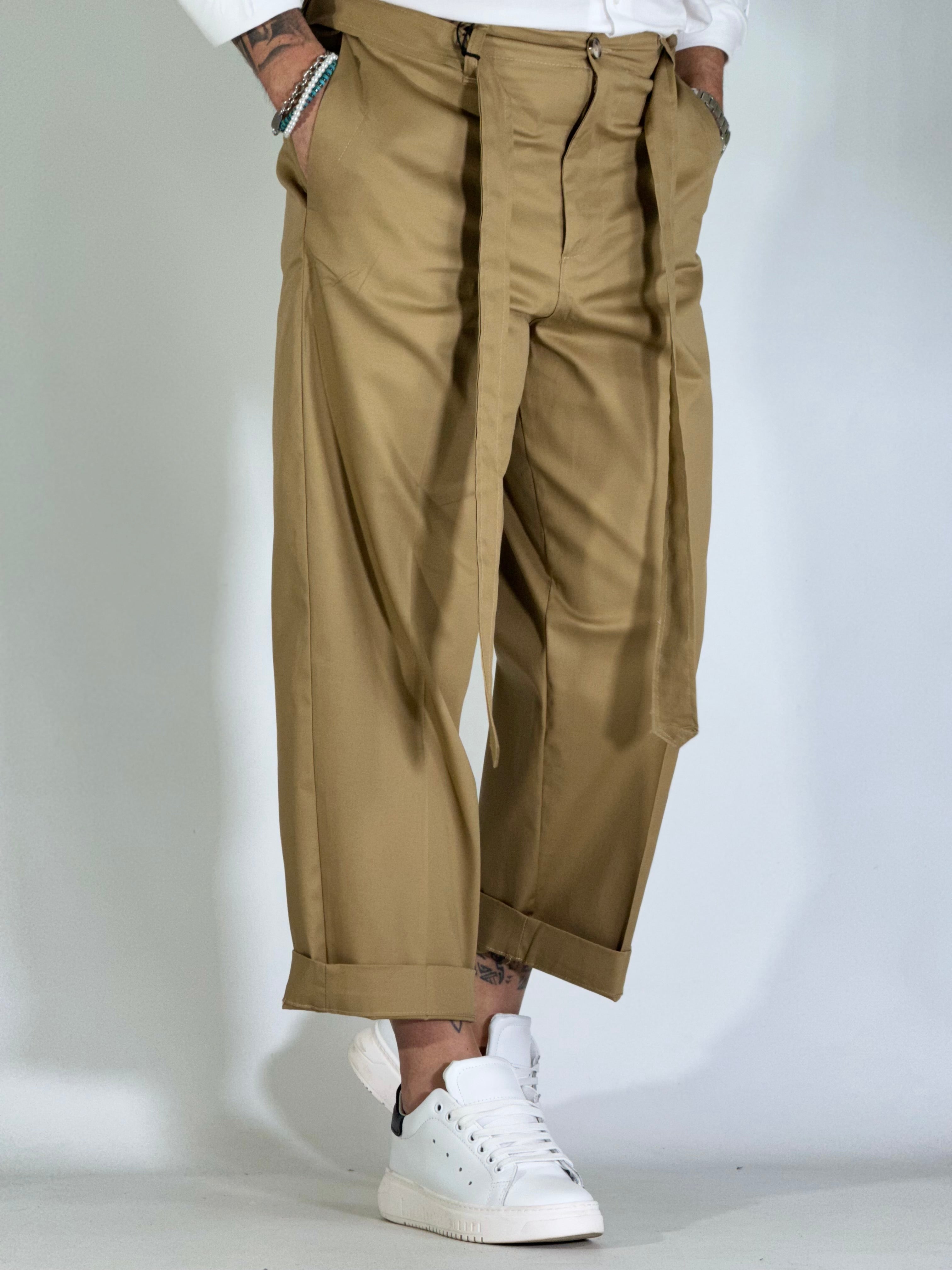 Pantalone japan beige BK25004