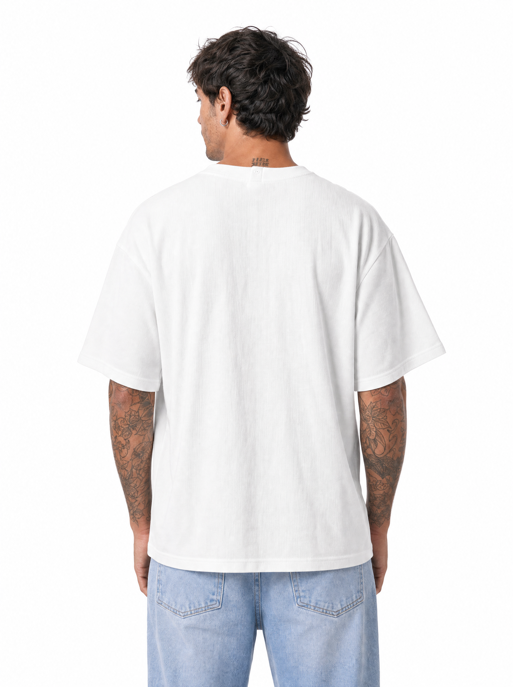 NOTORIUS t-shirt serafino panna