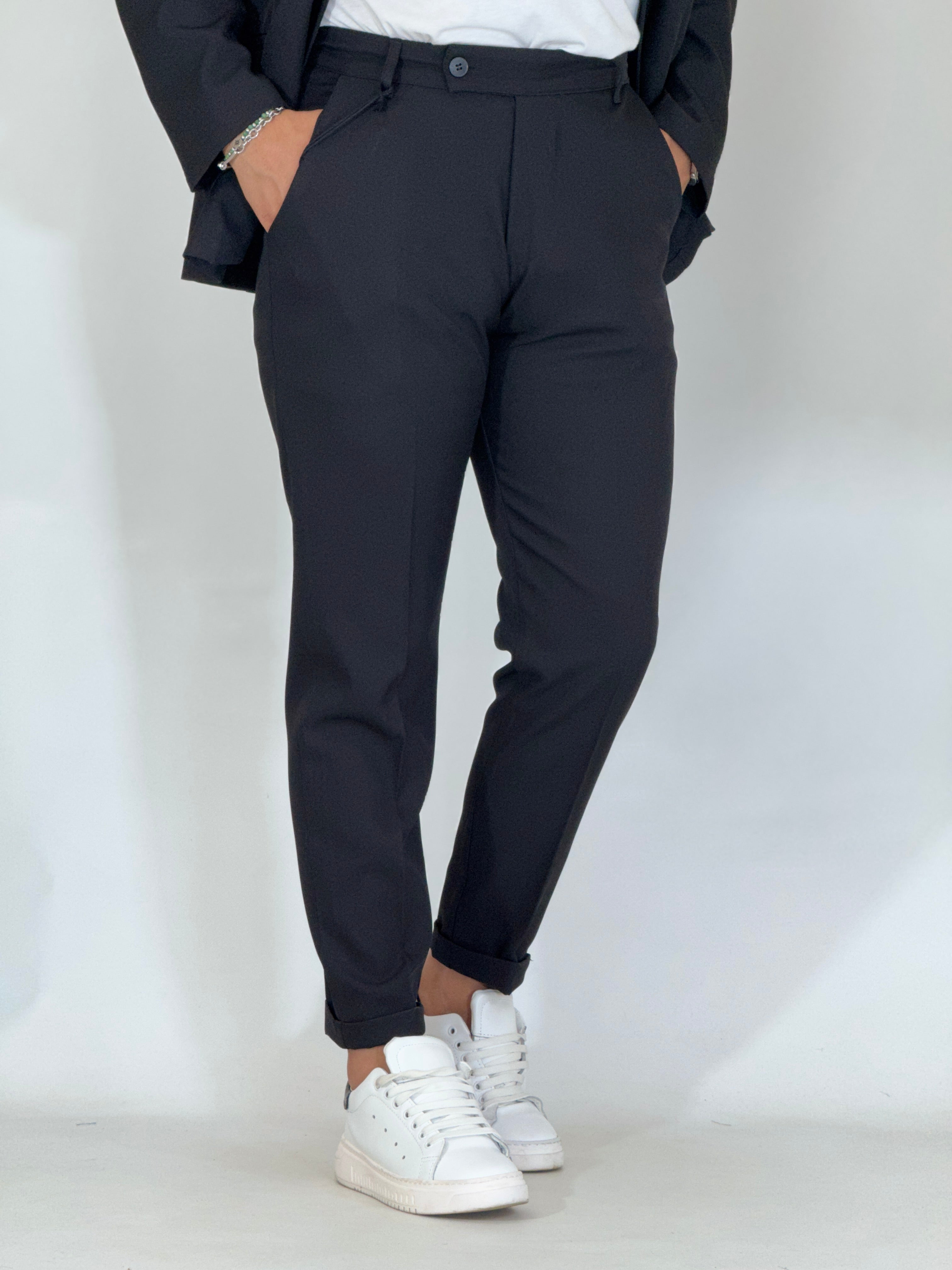 Abito coreano nero LW256061