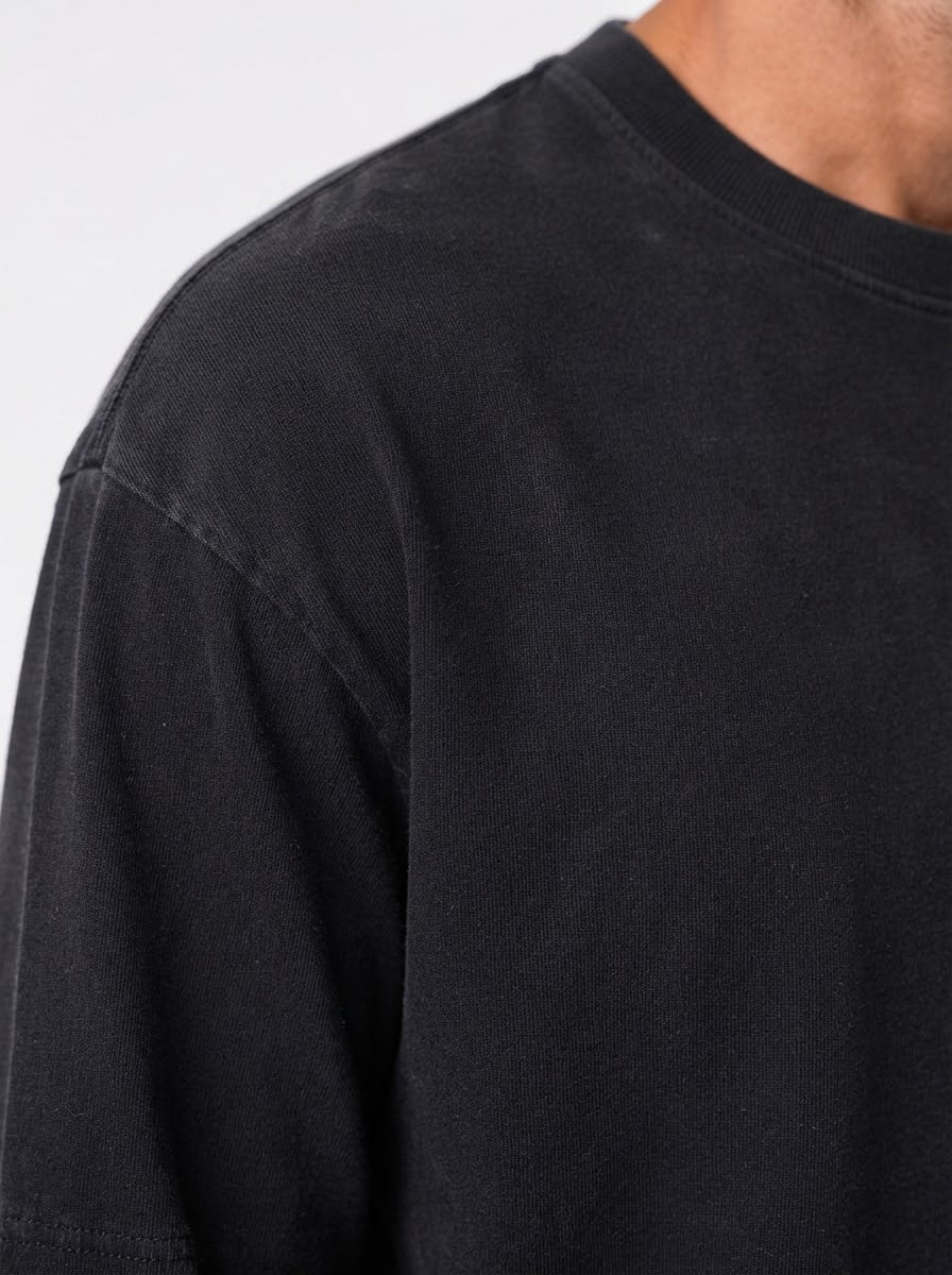 YAMAL Maglia long sleeve nera