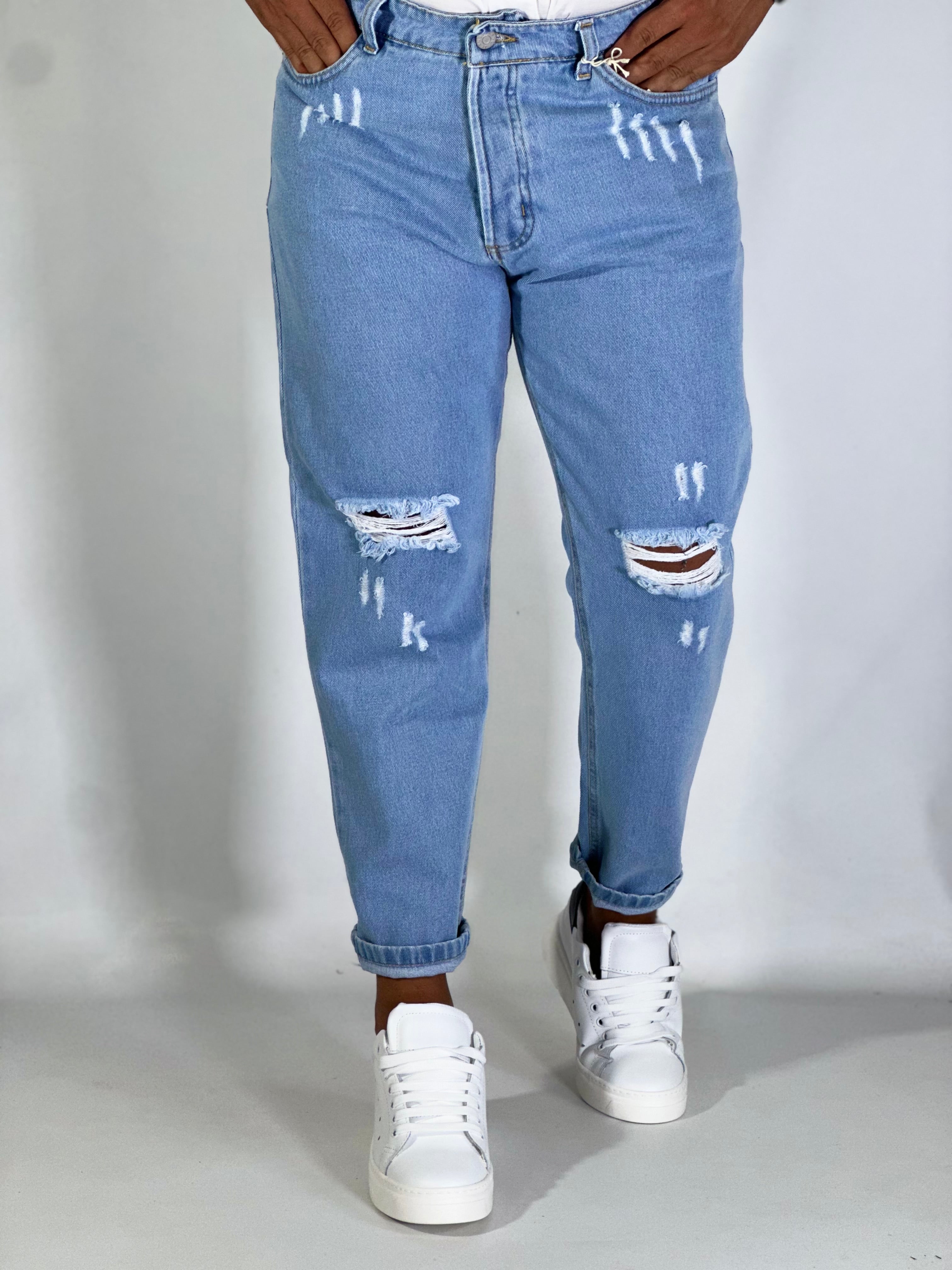 Jeans loose fit chiaro CR2544