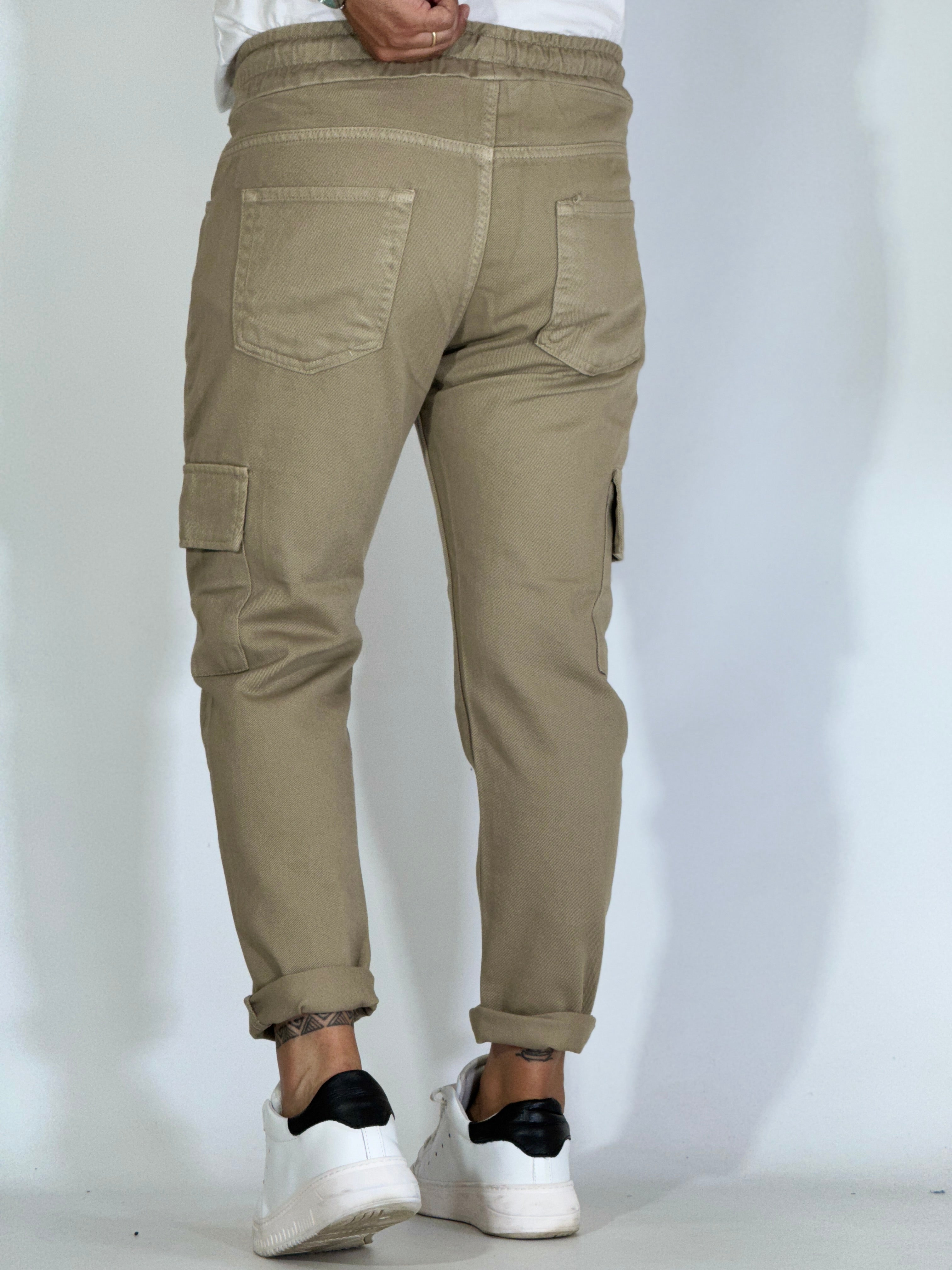 Pantalaccio cargo beige PT01