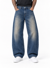 Jeans balloon fit sabbiato PT592