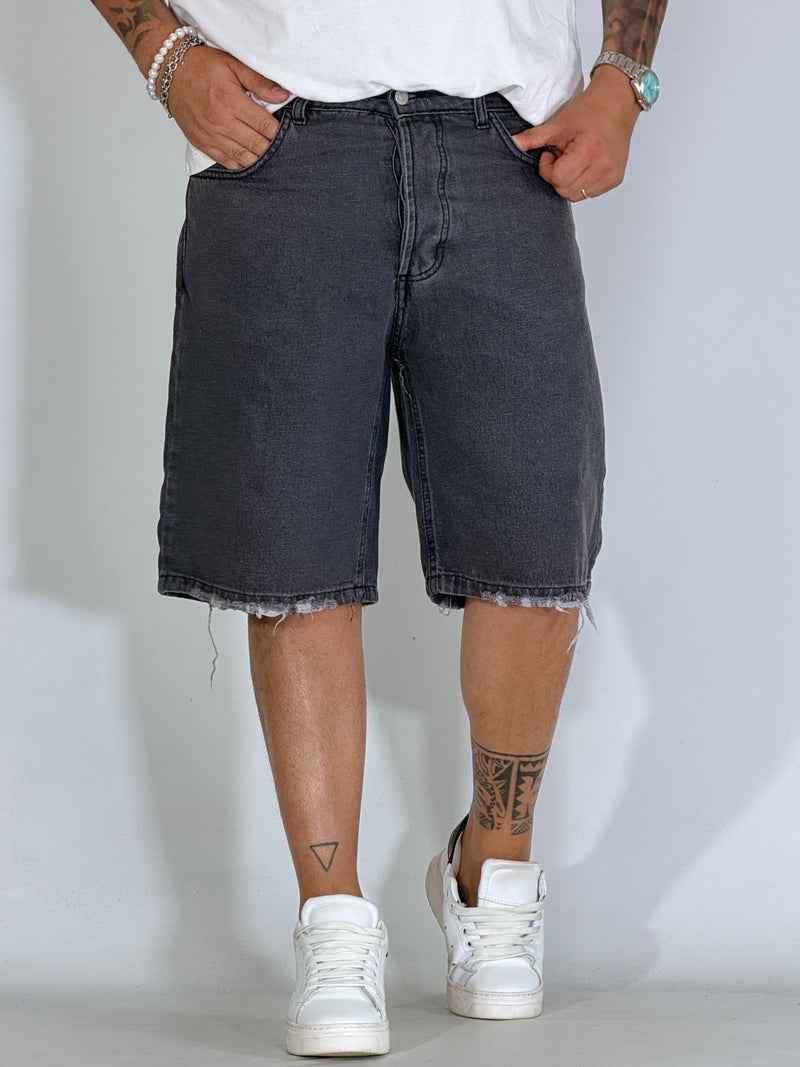 Bermuda jeans cenere scuro CR2780