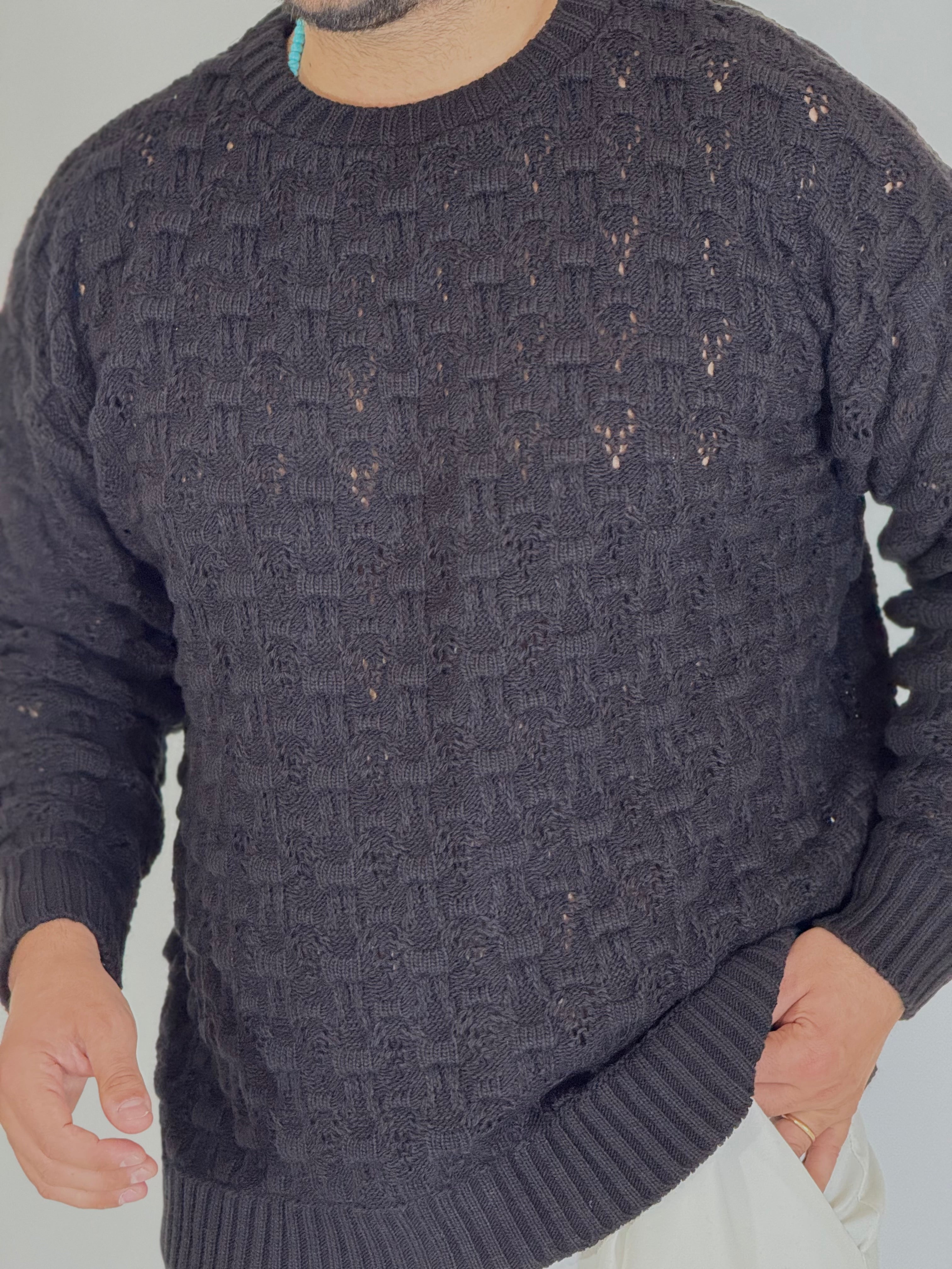 Maglione nero AUSTIN